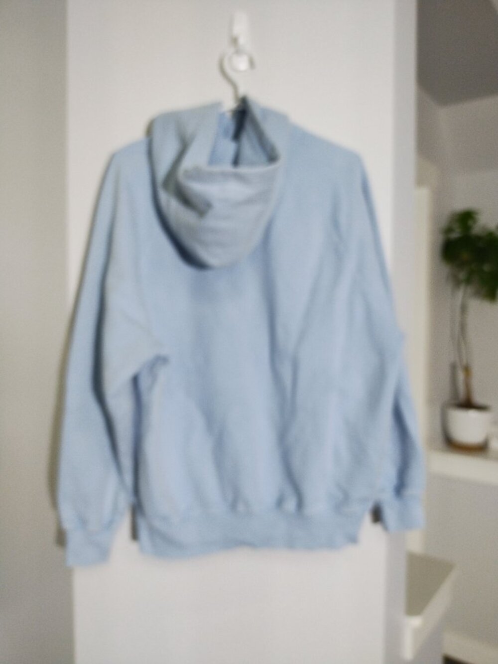 Light blue Mega fit Aritzia hoodie - Picture 3 of 5